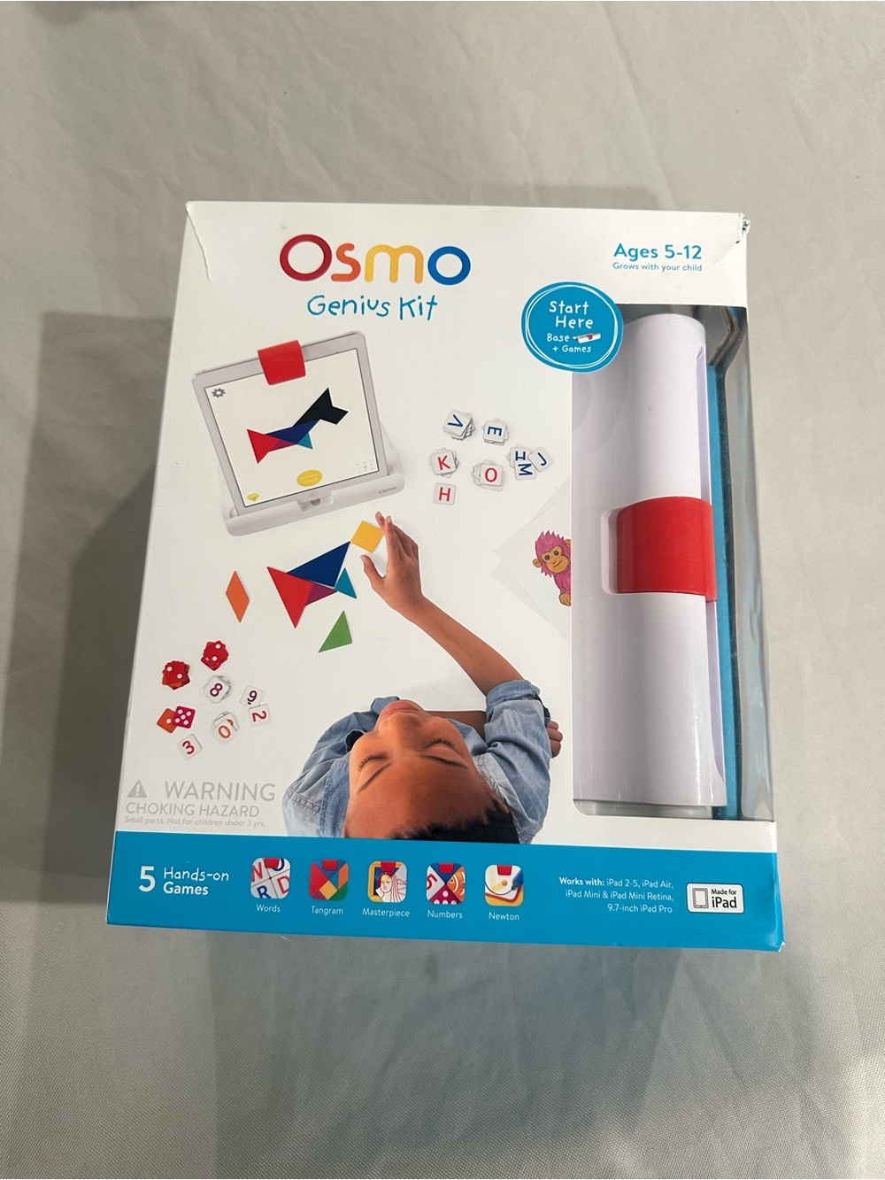 Osmo Genius starter Kit 
Educational Game Set - White & Red